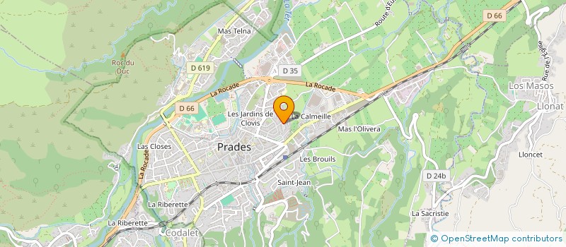 localisation de l'entreprise MONSIEUR KARIM SAGHI à PRADES