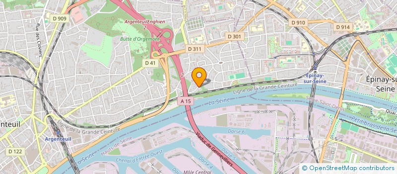 localisation de l'entreprise MONSIEUR KARIM SAGHRI  ARGENTEUIL