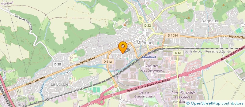 localisation de l'entreprise MONSIEUR KARIM SAID  MONTLUEL