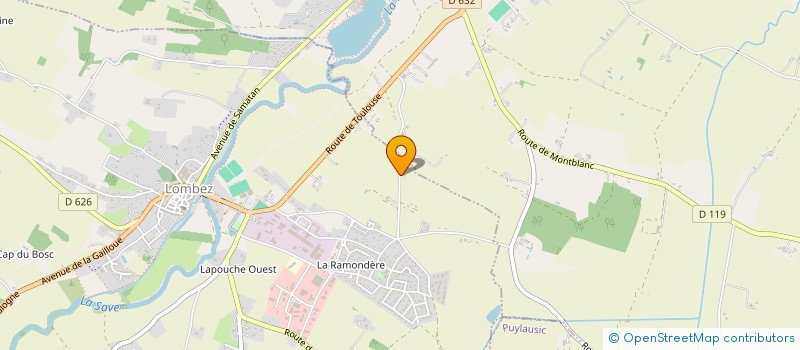 localisation de l'entreprise MONSIEUR KARIM SAMATE  LOMBEZ