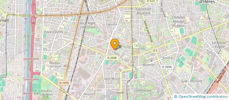 localisation de l'entreprise MONSIEUR KARIM SAOUDI à GRENOBLE