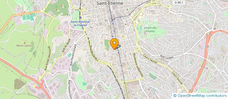 localisation de l'entreprise MONSIEUR KARIM SASSI à SAINT-ETIENNE