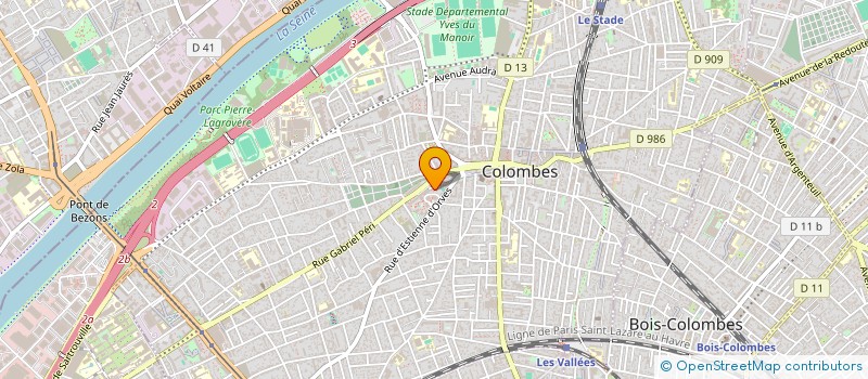 localisation de l'entreprise MONSIEUR KARIM SEBBARI à COLOMBES