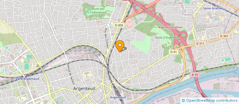 localisation de l'entreprise MONSIEUR KARIM SEFOUNI  ARGENTEUIL