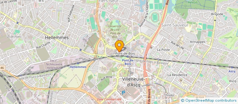 localisation de l'entreprise MONSIEUR KARIM SHENWARI  VILLENEUVE-D'ASCQ