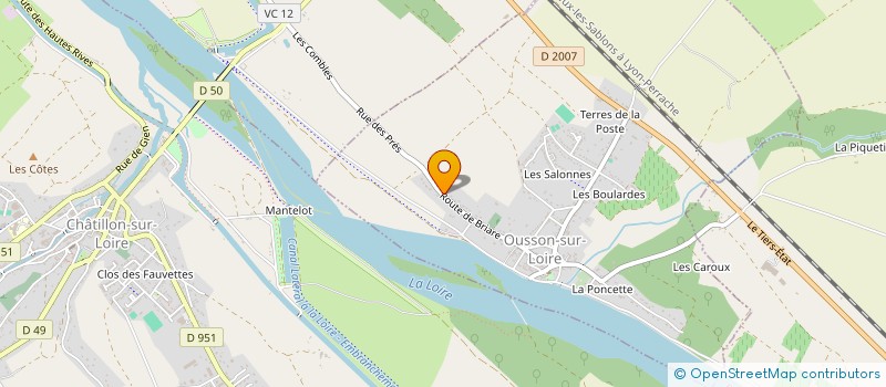 localisation de l'entreprise MONSIEUR KARIM SINZELLE à OUSSON-SUR-LOIRE