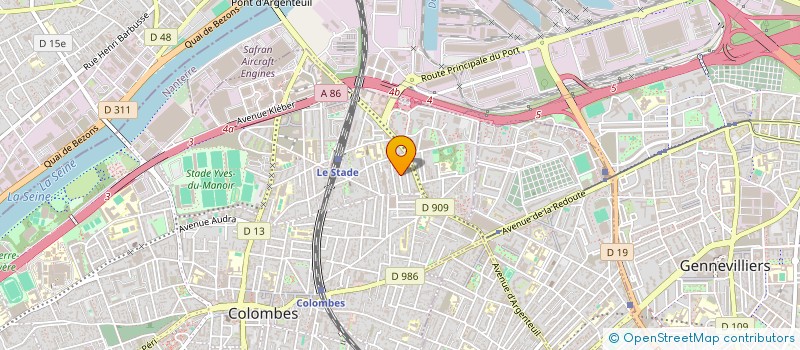 localisation de l'entreprise MONSIEUR KARIM SLAMANI à COLOMBES