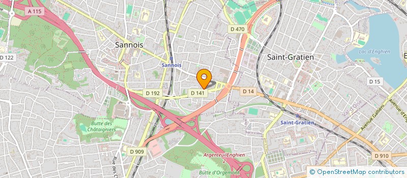 localisation de l'entreprise MONSIEUR KARIM SOUILAH  SANNOIS