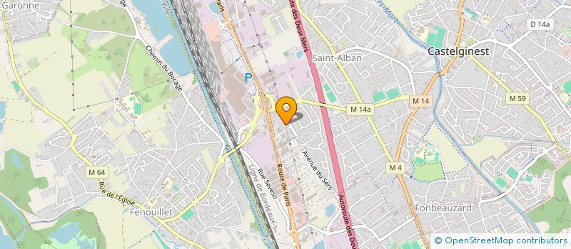 localisation de l'entreprise MONSIEUR KARIM TADLAOUI  SAINT-ALBAN