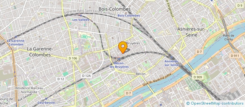 localisation de l'entreprise MONSIEUR KARIM TAHI à ASNIERES-SUR-SEINE
