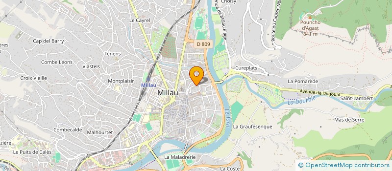 localisation de l'entreprise MONSIEUR KARIM TAHIBI à MILLAU