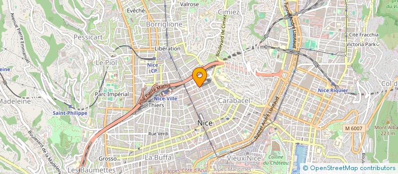 localisation de l'entreprise MONSIEUR KARIM TAHIRI HASSANI à NICE