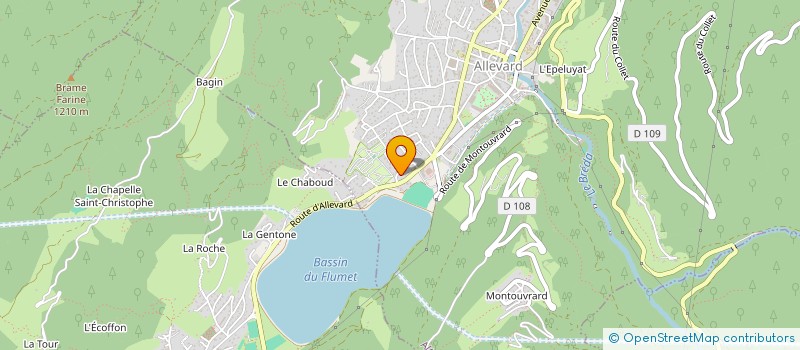 localisation de l'entreprise MONSIEUR KARIM TAKAFI  ALLEVARD