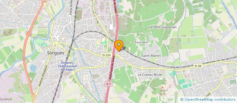 localisation de l'entreprise MONSIEUR KARIM TALBI  SORGUES