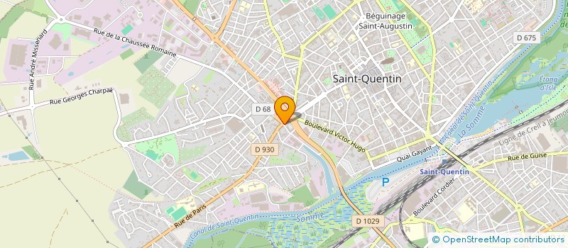 localisation de l'entreprise MONSIEUR KARIM TALLON à SAINT-QUENTIN