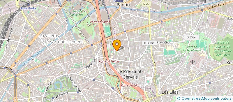 localisation de l'entreprise MONSIEUR KARIM TAMOUZA à LE PRE-SAINT-GERVAIS