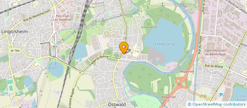 localisation de l'entreprise MONSIEUR KARIM TATACHAK  FEGERSHEIM