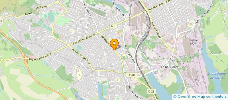 localisation de l'entreprise MONSIEUR KARIM TCHEROUKA  LE CREUSOT