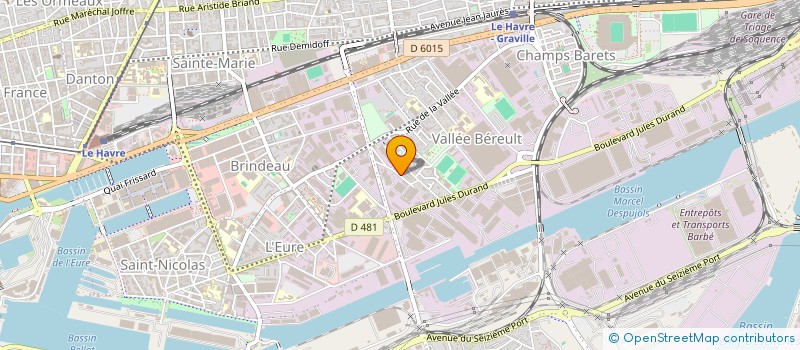 localisation de l'entreprise MONSIEUR KARIM TEBRERROU  LE HAVRE