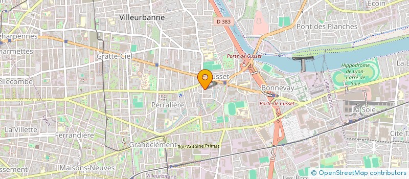 localisation de l'entreprise MONSIEUR KARIM TEMACINI  VILLEURBANNE