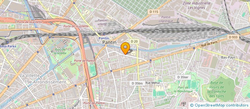localisation de l'entreprise MONSIEUR KARIM TERRACHE à PANTIN