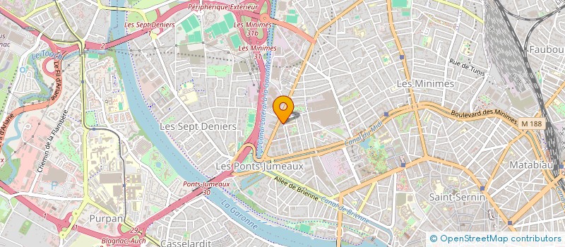 localisation de l'entreprise MONSIEUR KARIM THOUMAS  TOULOUSE