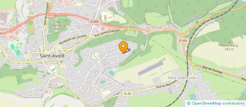 localisation de l'entreprise MONSIEUR KARIM THUILLIER  SAINT-AVOLD