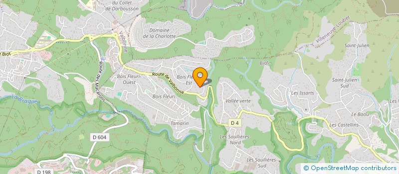 localisation de l'entreprise MONSIEUR KARIM TIFRATENE  BIOT