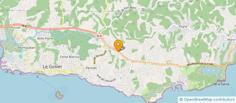 localisation de l'entreprise MONSIEUR KARIM TOLA  LE GOSIER