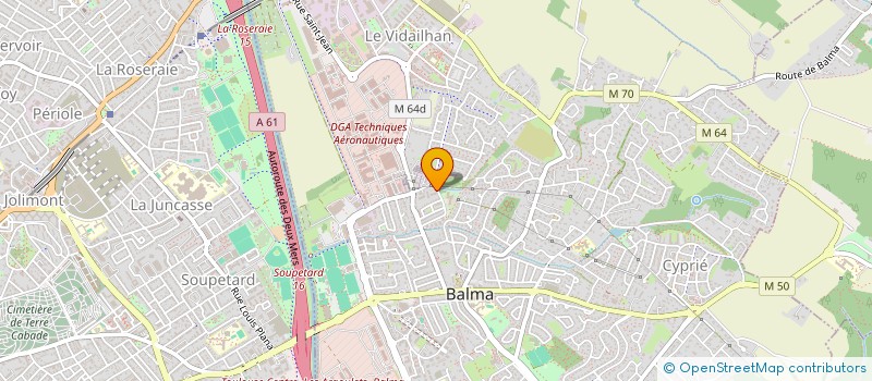 localisation de l'entreprise MONSIEUR KARIM TOUAOULA  BALMA