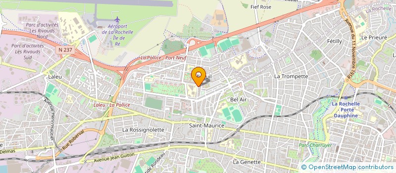 localisation de l'entreprise MONSIEUR KARIM TOUIGUI  LA ROCHELLE