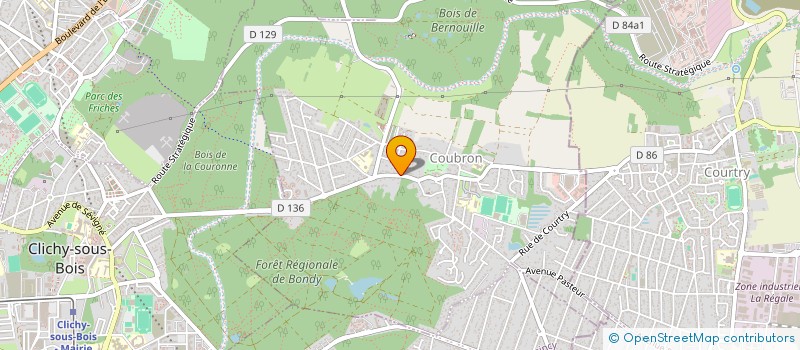 localisation de l'entreprise MONSIEUR KARIM TRIK  COUBRON