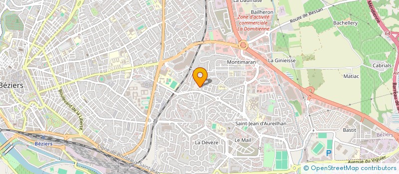 localisation de l'entreprise MONSIEUR KARIM WORONKA  BEZIERS