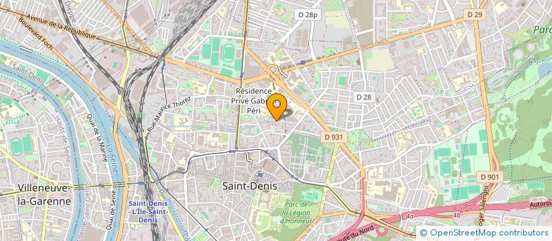 localisation de l'entreprise MONSIEUR KARIM YACEF  SAINT-DENIS