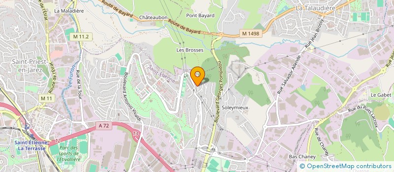 localisation de l'entreprise MONSIEUR KARIM YAHIAOUI  SAINT-ETIENNE