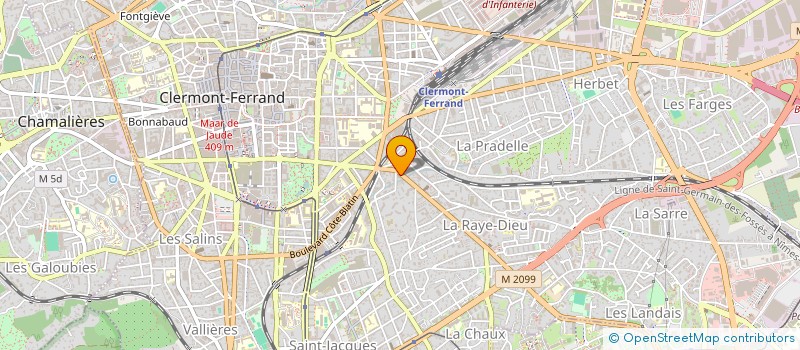 localisation de l'entreprise MONSIEUR KARIM YAKHELEF  CLERMONT-FERRAND