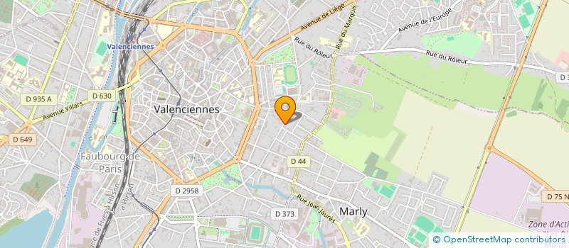 localisation de l'entreprise MONSIEUR KARIM YAOUDARENE  VALENCIENNES