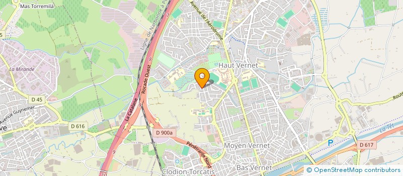 localisation de l'entreprise MONSIEUR KARIM YAZAMI  PERPIGNAN