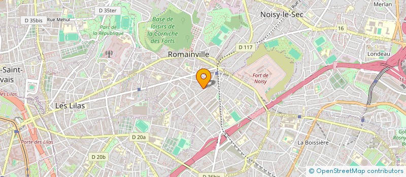 localisation de l'entreprise MONSIEUR KARIM YELES  ROMAINVILLE
