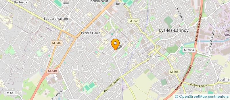 localisation de l'entreprise MONSIEUR KARIM YESSAD  HEM