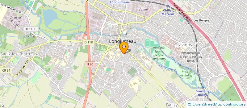 localisation de l'entreprise MONSIEUR KARIM YETTOU à LONGJUMEAU