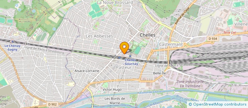 localisation de l'entreprise MONSIEUR KARIM ZAAG à CHELLES