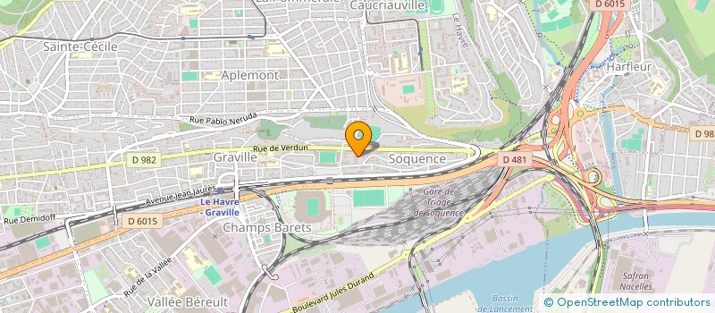 localisation de l'entreprise MONSIEUR KARIM ZAHAF  LE HAVRE