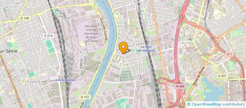 localisation de l'entreprise MONSIEUR KARIM ZAHED à ALFORTVILLE