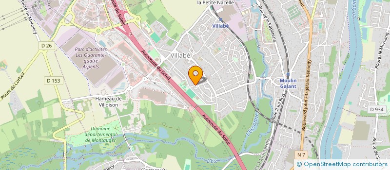 localisation de l'entreprise MONSIEUR KARIM ZAHI  VILLABE