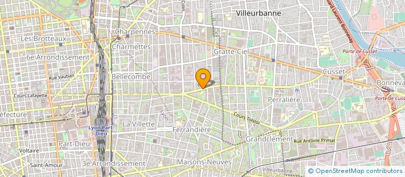 localisation de l'entreprise MONSIEUR KARIM ZAIM SASSI  VILLEURBANNE