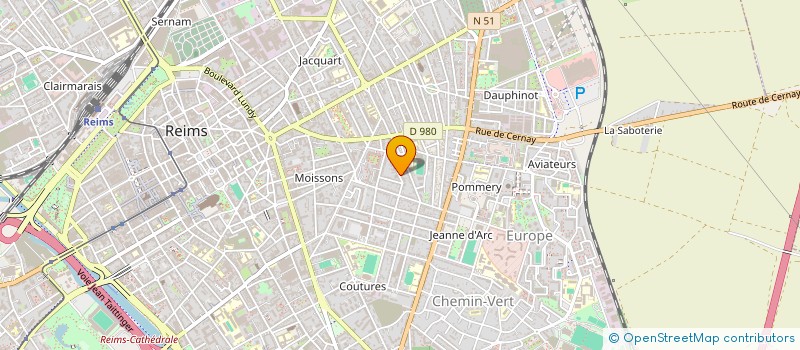 localisation de l'entreprise MONSIEUR KARIM ZAKRAOUI  REIMS