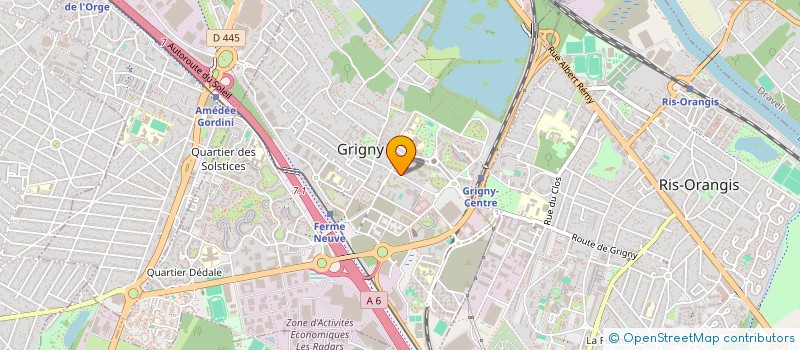 localisation de l'entreprise MONSIEUR KARIM ZAOUI  GRIGNY