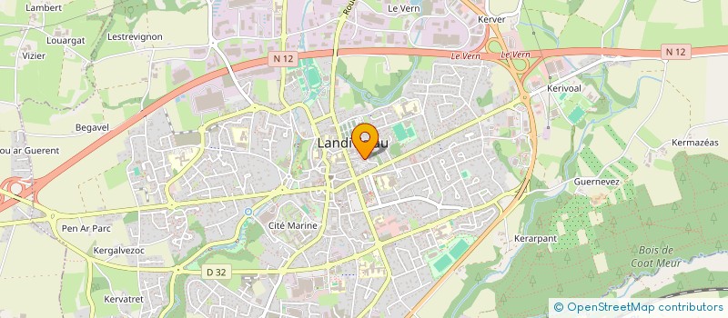 localisation de l'entreprise MONSIEUR KARIM ZEROUAL à LANDIVISIAU