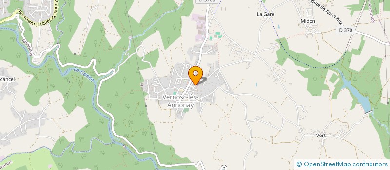 localisation de l'entreprise MONSIEUR KARIM ZERROUGUI  VERNOSC-LES-ANNONAY